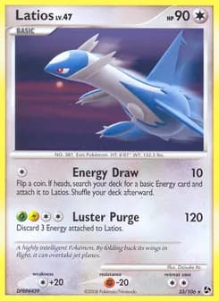 Latios card in English