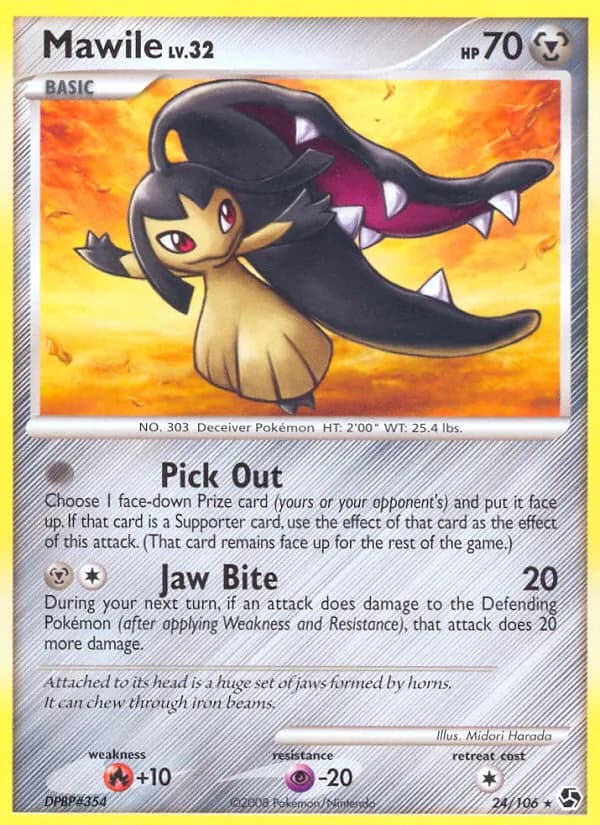 Mawile card in English