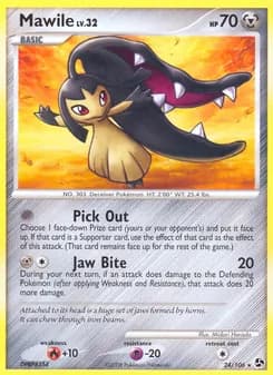 Mawile card in English