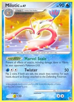 Milotic card in English