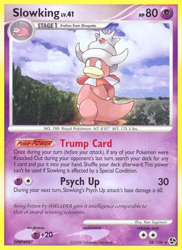 Slowking card in English