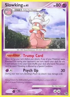 Slowking card in English