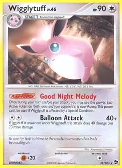 Wigglytuff card in English