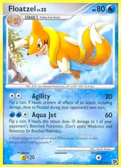 Floatzel card in English