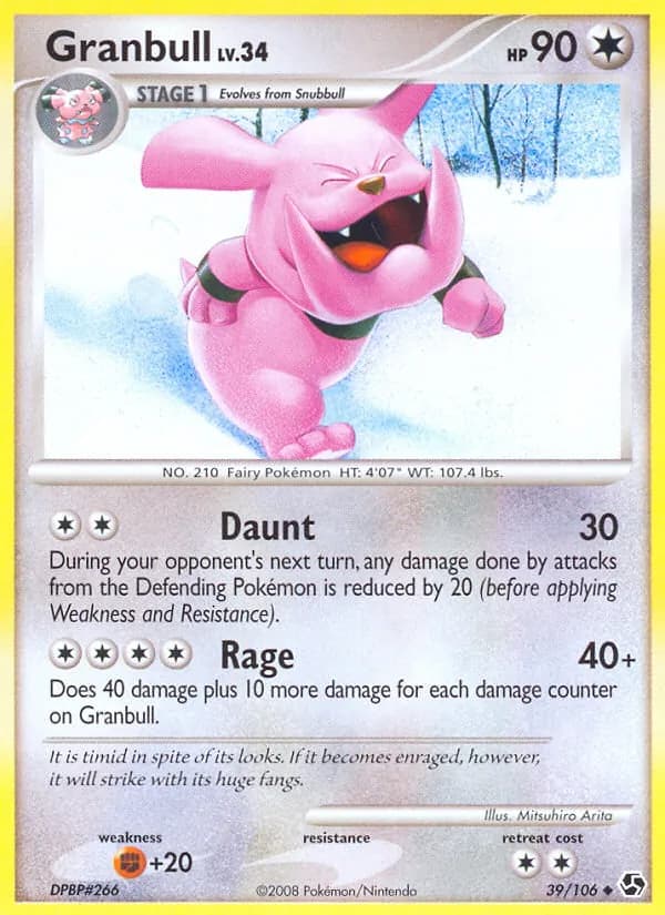Granbull card in English