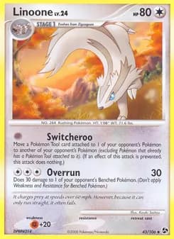 Linoone card in English