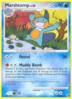 Marshtomp card in English