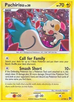 Pachirisu card in English