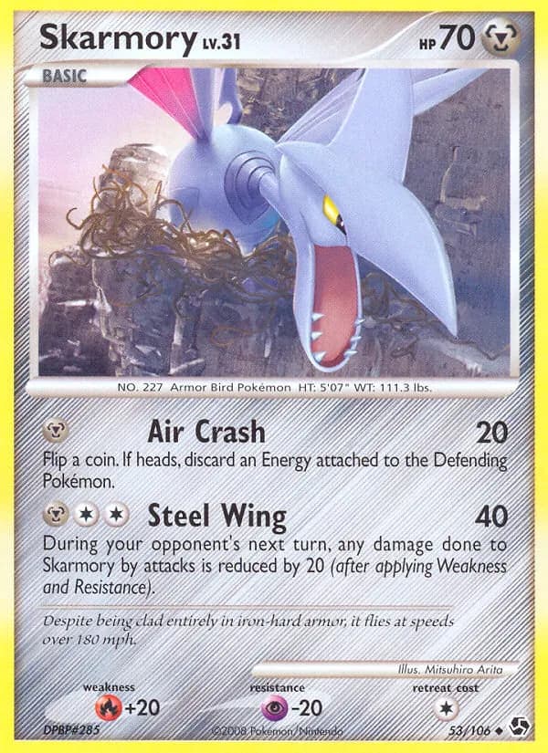Skarmory card in English