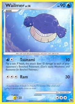 Wailmer card in English
