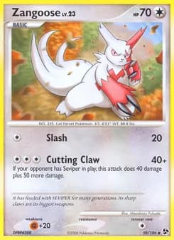 Zangoose card in English