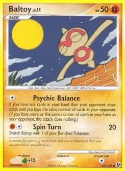 Baltoy card in English