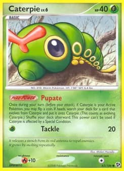 Caterpie card in English