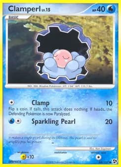Clamperl card in English