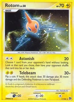 Rotom card in English