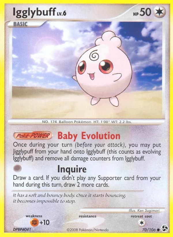Igglybuff card in English