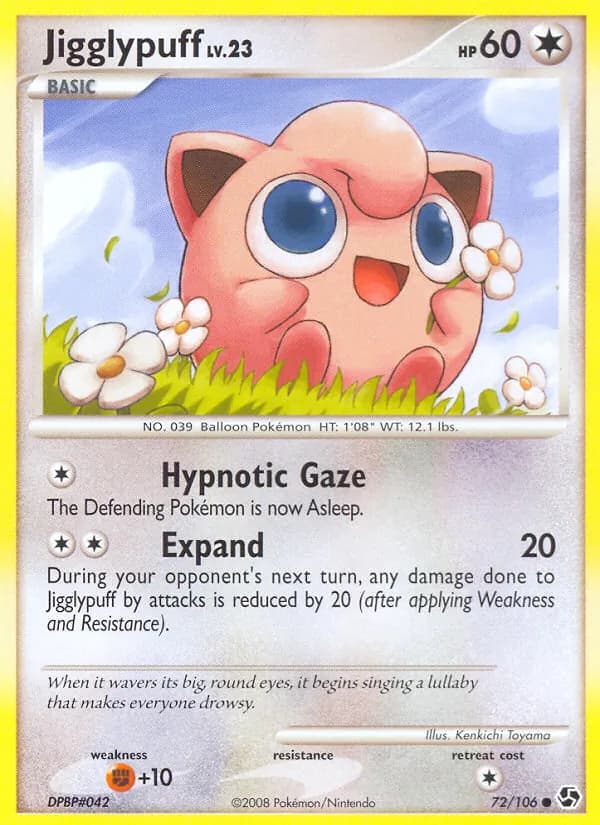 Jigglypuff card in English