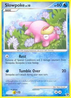 Slowpoke card in English