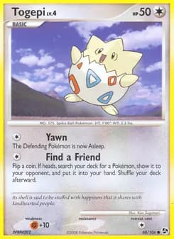 Togepi card in English