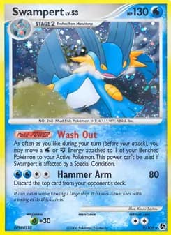 Swampert card in English