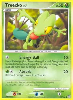 Treecko card in English