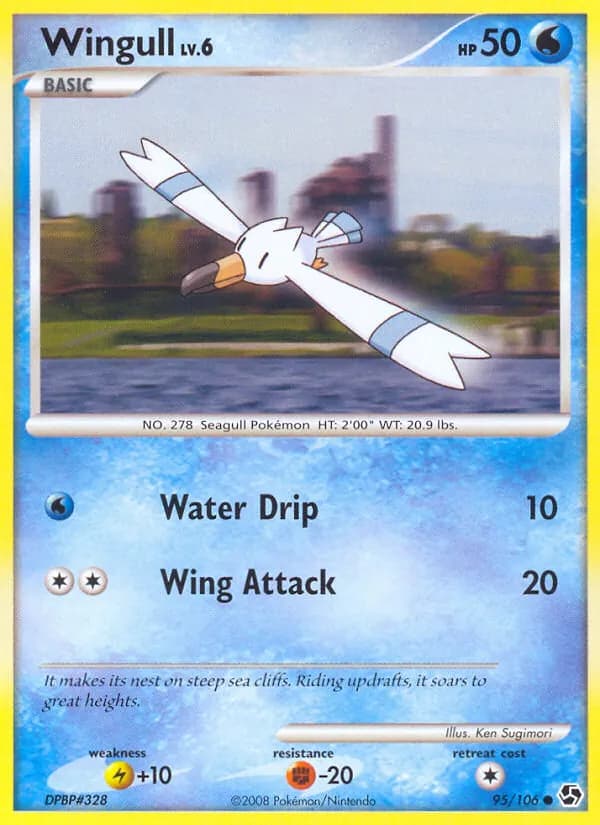 Wingull card in English