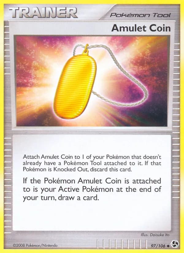 Amulet Coin card in English