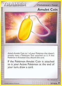Amulet Coin card in English