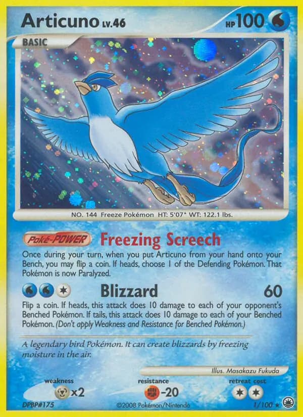 Articuno card in English
