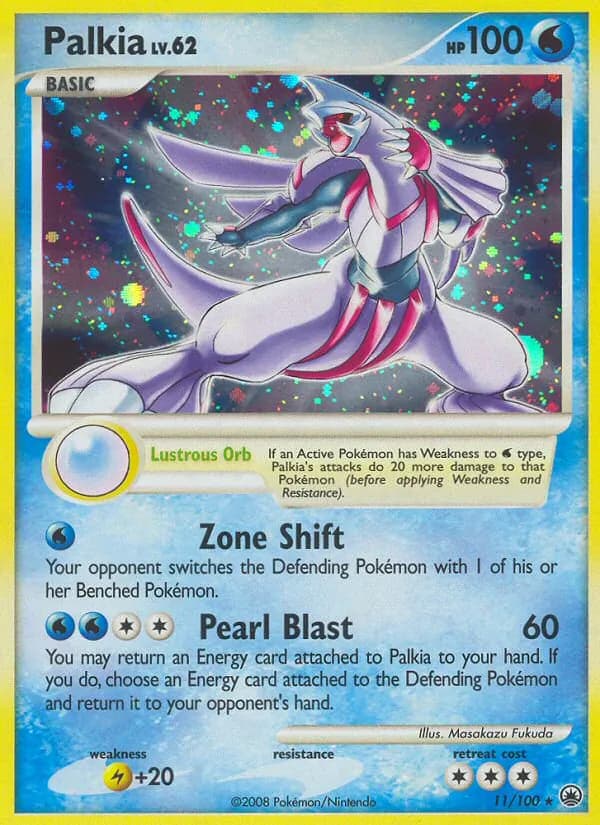Palkia card in English