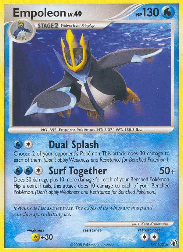 Empoleon card in English