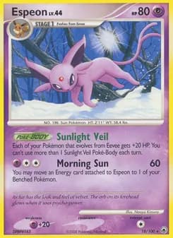 Espeon card in English