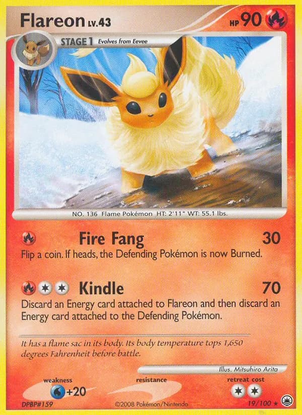 Flareon card in English