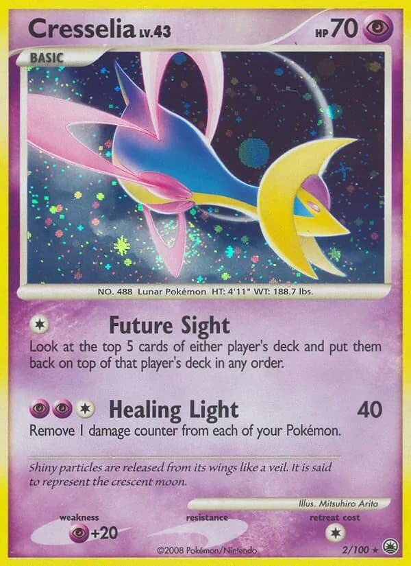 Cresselia card in English
