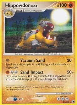 Hippowdon card in English