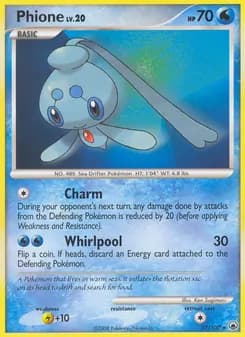 Phione card in English