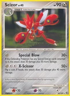 Scizor card in English