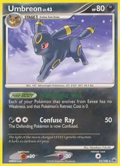 Umbreon card in English