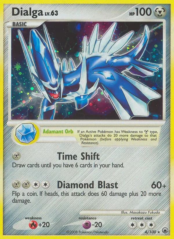 Dialga card in English