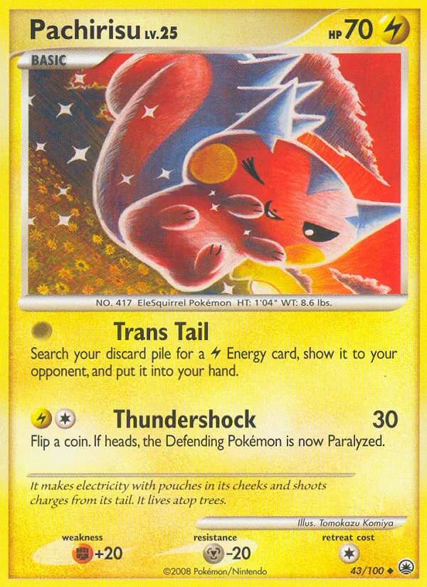 Pachirisu card in English