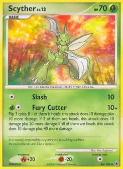 Scyther card in English