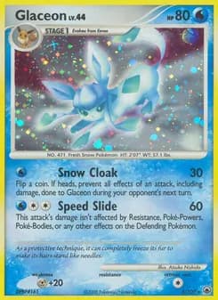 Glaceon card in English