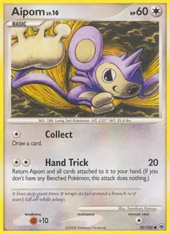 Aipom card in English