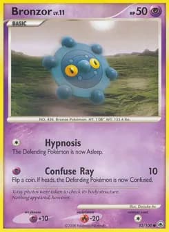 Bronzor card in English