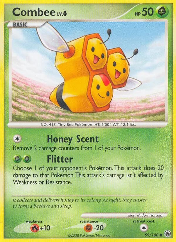 Combee card in English