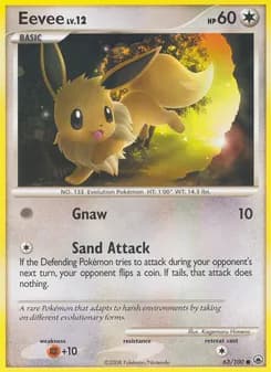 Eevee card in English