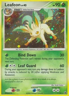Leafeon card in English