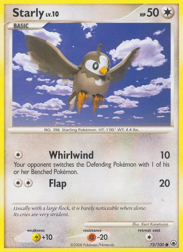Starly card in English