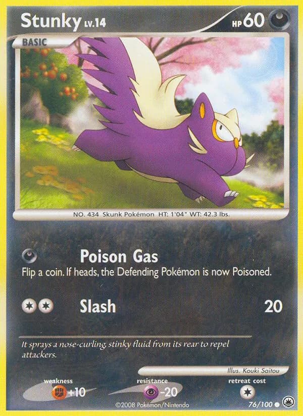 Stunky card in English