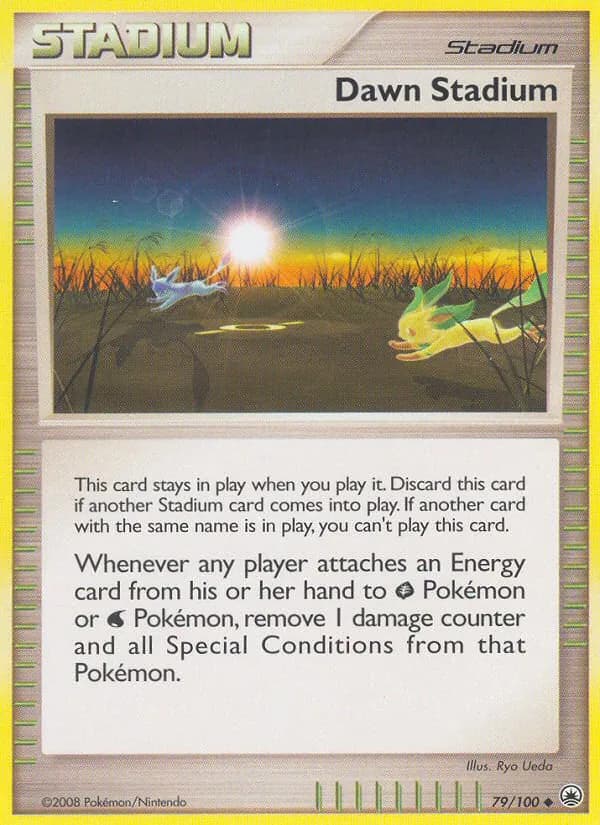 Dawn Stadium card in English